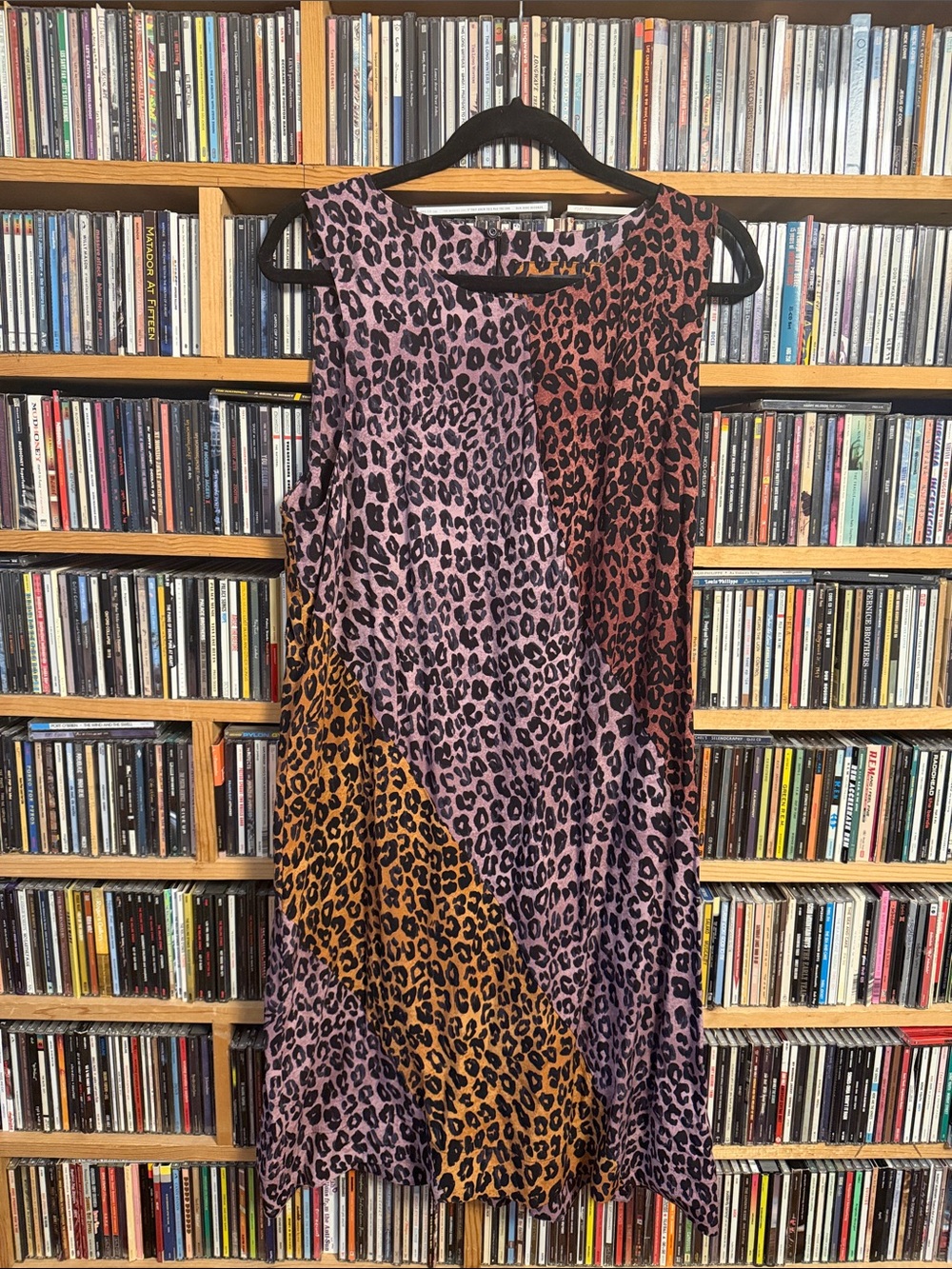 Maeve Wynn Multicolor Leopard Print Sleevless Shift Dress